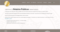 Desktop Screenshot of notariuspublicus.nu