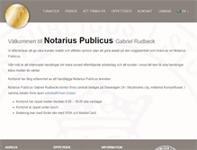 Tablet Screenshot of notariuspublicus.nu